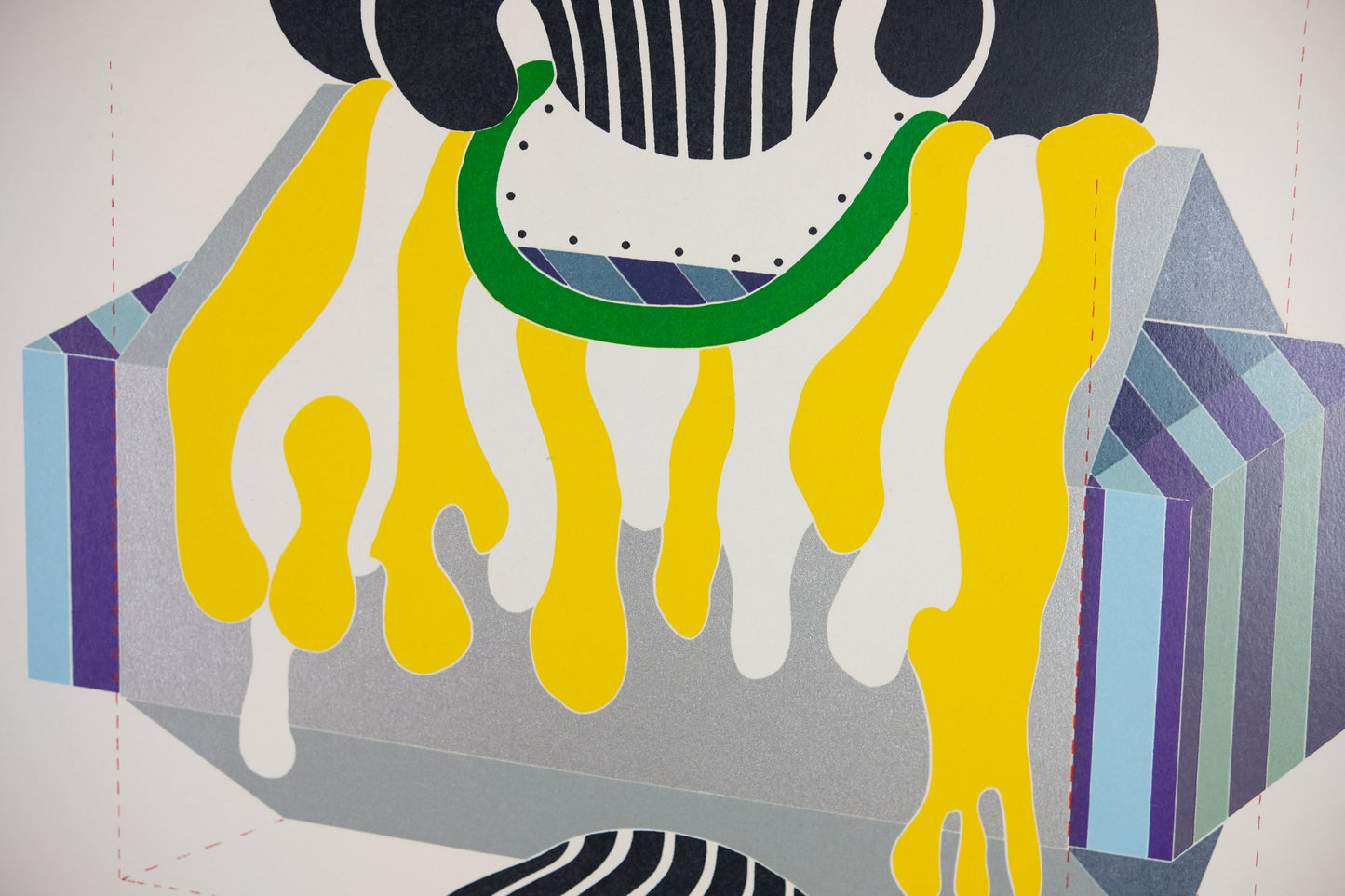 Werner Pfeiffer Signed and Numbered in Pencil, Balance, Vintage Print Serigraph