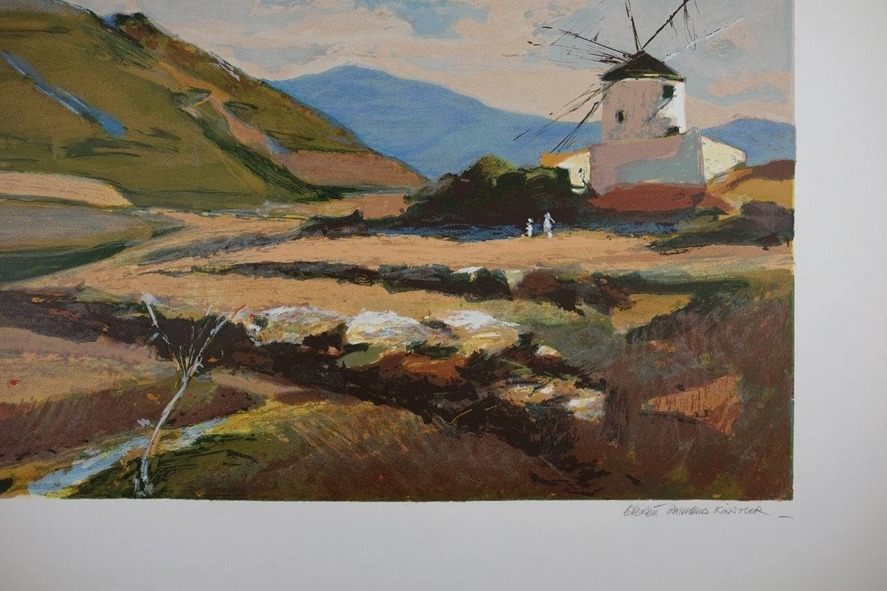 Everett Raymond Kinstler, Vintage Print, VTG Serigraph, Limited Edition, Number H/C