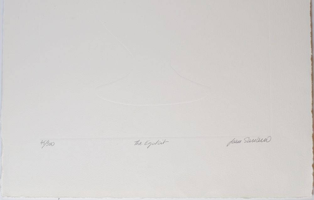 Vintage Etching by Jean Sariano and Aquatint Medium Intaglio, Signed / Numbered Limited Edition #46/300