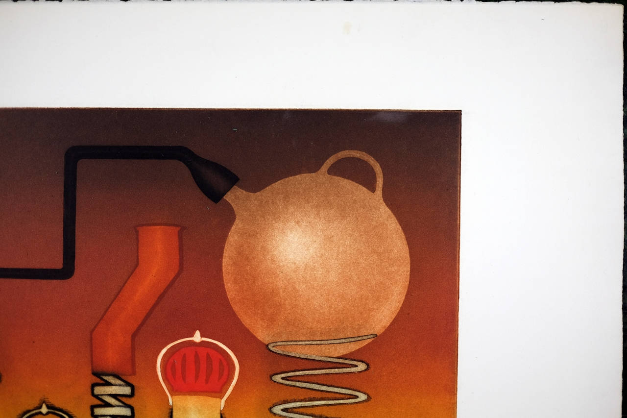 Vintage Litho Print Tighe O'Donoghue, Aquatint Etching Limited Edition 75/99