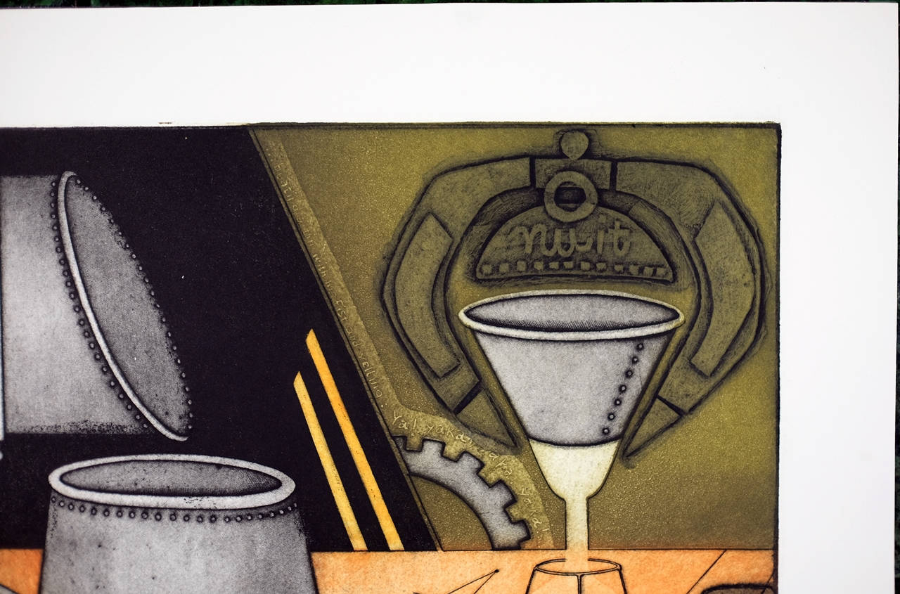 Vintage Litho Print, Aquatint Etching, by Tighe O'Donoghue, Limited Edition 99