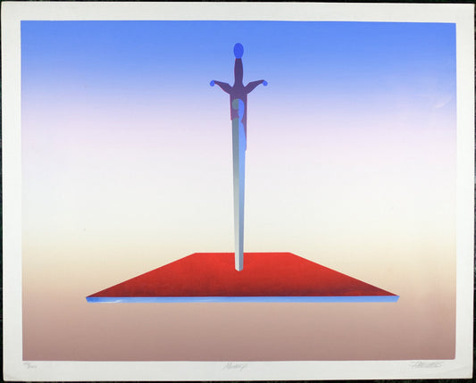 Diane Williams 'Meetings', Vintage Print Serigraph Silkscreen, Limited Edition 140